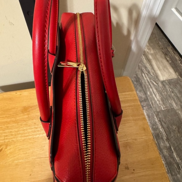 Michael Kors Red Leather Handbag - Picture 5 of 11